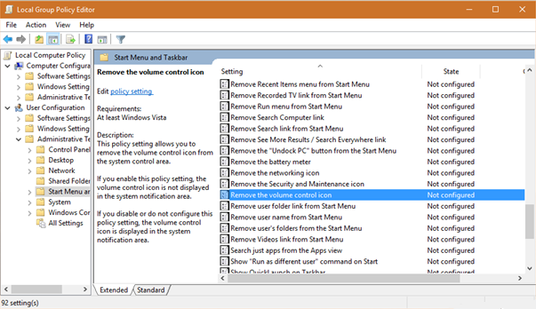 Hướng dẫn cách sửa lỗi không hiện thị biểu tượng âm thanh trên thanh taskbar ở Windows 10
