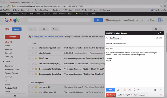 Những mẹo nhỏ để sử dụng Gmail một cách chuyên nghiệp hơn