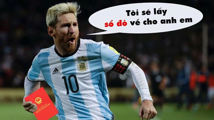 Bộ ảnh chế về Messi sau trận thua tan nát nủa Argentina