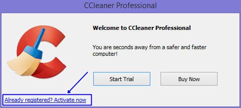 Hướng dẫn cách kích hoạt phần mềm CCleaner Professional
