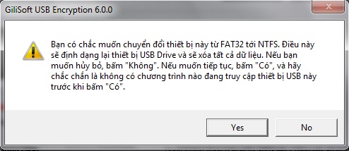 USB Stick Encryption 6.0 Việt hóa - Mật khẩu bảo vệ USB và ổ cứng ngoài