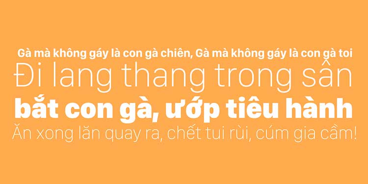 Font chữ San Francisco Việt hóa