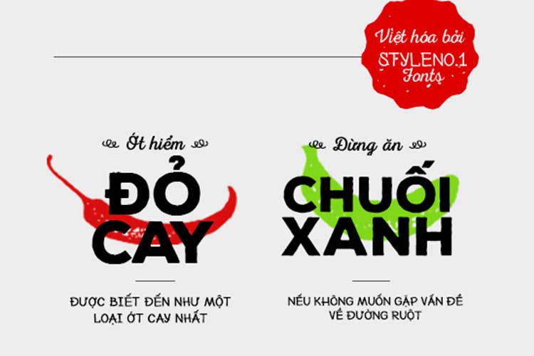 Bộ font chữ Nexa Rust Việt hóa