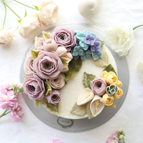 Tuyển chọn 20 mẫu bánh sinh nhật họa tiết hoa lá đẹp nhất 2018 không thể bỏ qua