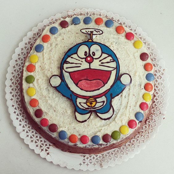 Tuyển chọn 15 mẫu bánh sinh nhật mèo máy Doraemon độc đáo lại dễ thực hiện