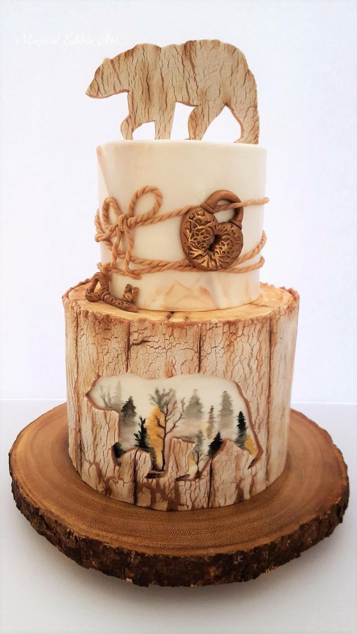Bánh sinh nhật họa hình động vật, bánh sinh nhật hình con gấu