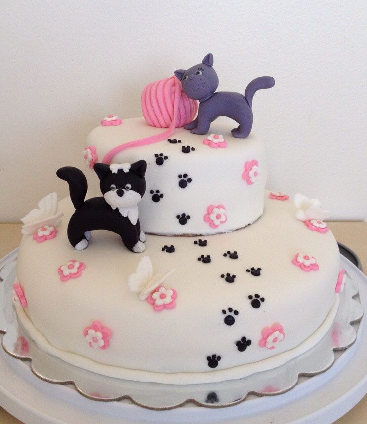 Top 17 chiếc bánh sinh nhật con mèo, bánh kem mặt mèo đẹp dễ thương nhất