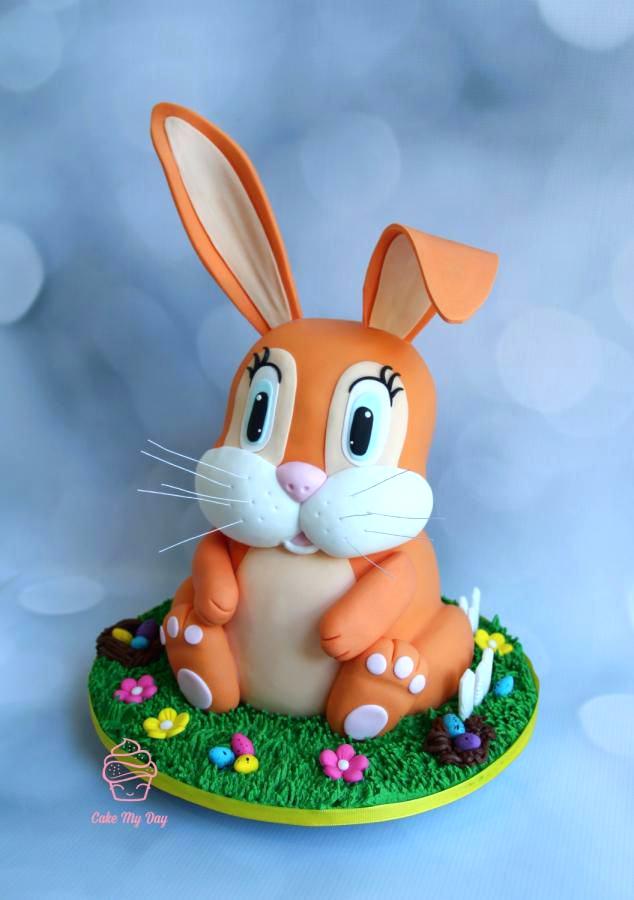 Bánh sinh nhật hình con thỏ độc đáo, đáng yêu cho bé
