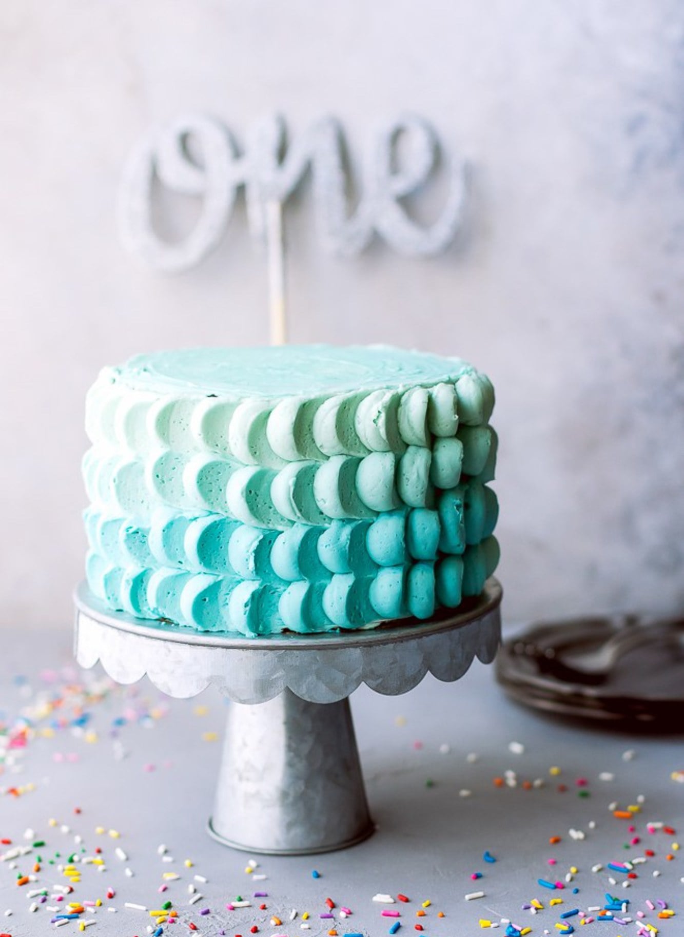 Hình ảnh 15 chiếc bánh gato, bánh sinh nhật màu xanh dương đẹp không tỳ vết