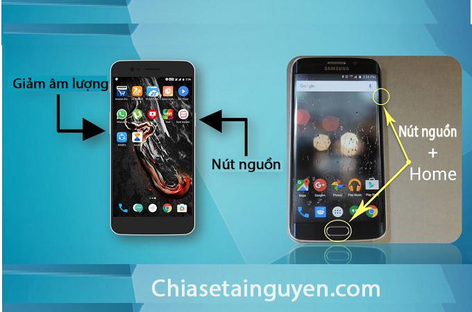 Hướng dẫn chụp ảnh màn hình trên các dòng điện thoại  IOS và Android