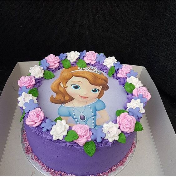 Bánh sinh nhật công chúa đẹp, ý nghĩa - Công chúa Sophia 