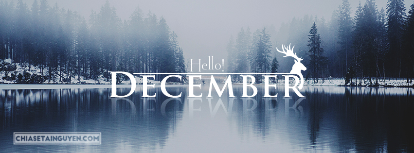 Chia sẻ cover, ảnh bìa tháng 12 - Hello December đẹp lung linh nhất