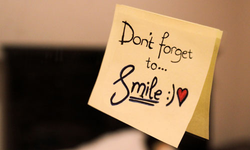 dont forget to smile 