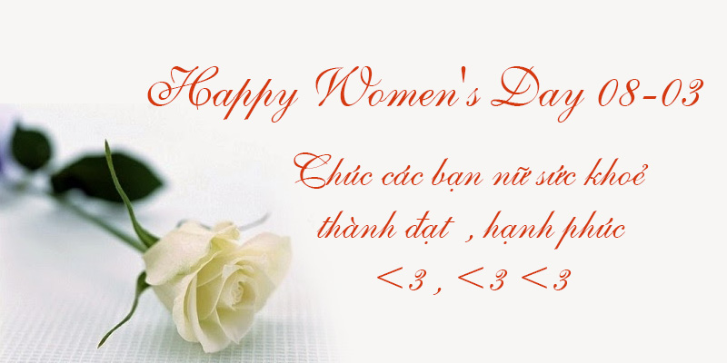 Thiệp happy women day 