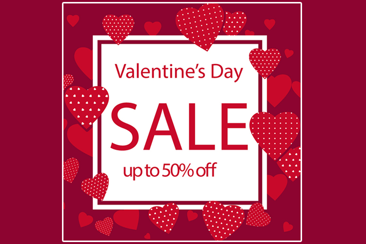 Chia sẻ vector background Valentine's Day Sale Free đẹp mới nhất