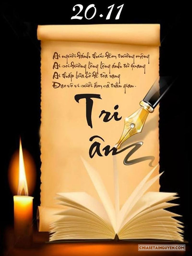 Thiệp chúc mừng 20/11: Gửi đến những người quan trọng những lời chúc mừng và cảm ơn trong ngày Nhà giáo Việt Nam 20/
