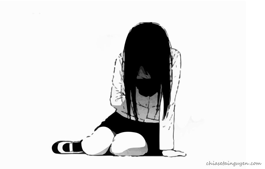 Hình ảnh anime nữ buồn
