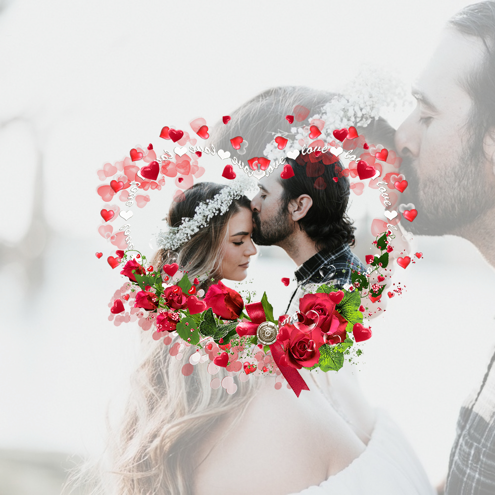 Khung ảnh tình yêu – Ghép ảnh tình yêu đẹp cho Valentine 2019