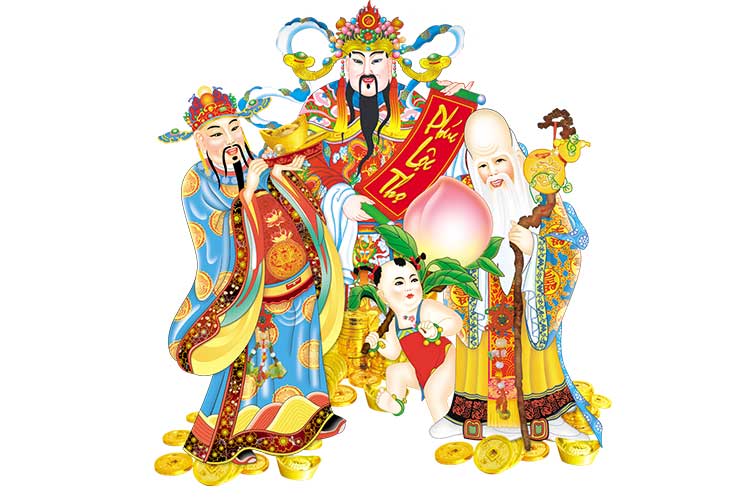 Bộ sưu tập hình Phúc Lộc Thọ & Kim Đồng Ngọc Nữ dành cho trang trí tết