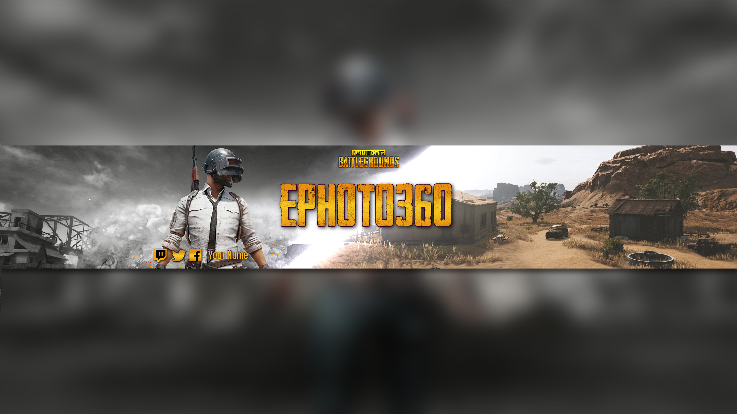 Banner Pubg - Tạo Ảnh Bìa Cover Youtube Pubg Online Cực Chất