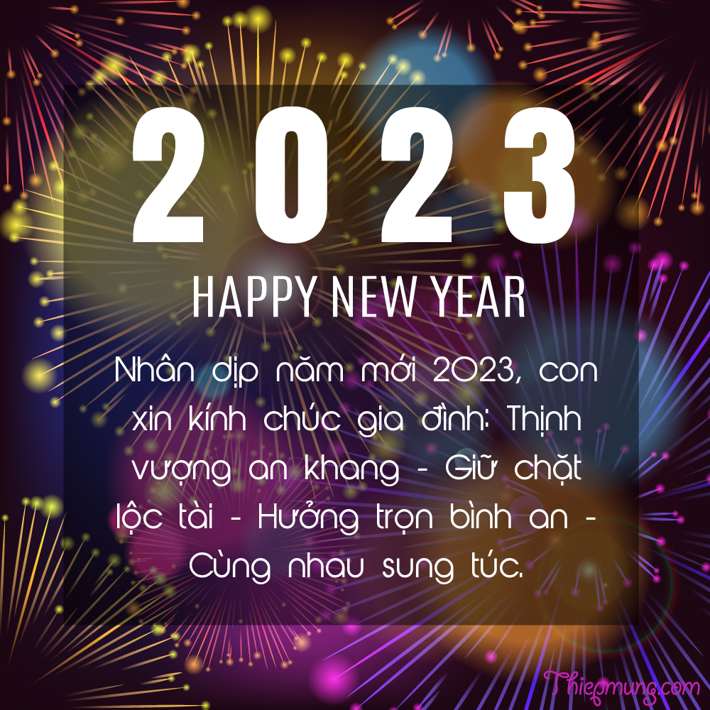 Lời chúc năm mới 2023 - Câu chúc tết năm mới 2023 hay và ý nghĩa nhất