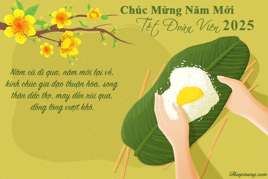 99+ Mẫu thiệp chúc tết, chúc mừng năm mới 2025 ấn tượng