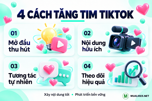 Cách Tăng Tim TikTok Hiệu Quả Nhất tại MuaLikes
