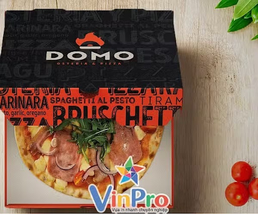 In Hộp Đựng Bánh Pizza Giá Rẻ, Thiết Kế Theo Yêu Cầu Tại Xưởng In Nhanh VinPro