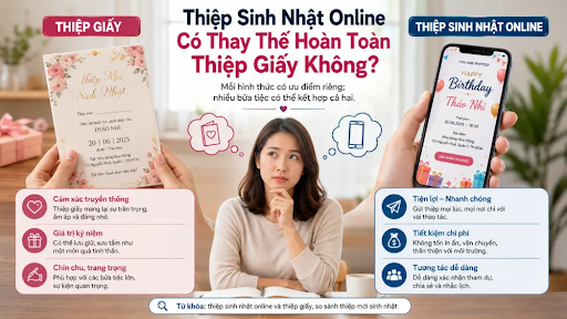 Tạo Thiệp Online Miễn Phí: Từ Thiệp Cưới, Sinh Nhật Đến Thiệp Chúc Mừng Chỉ Trong 2 Phút
