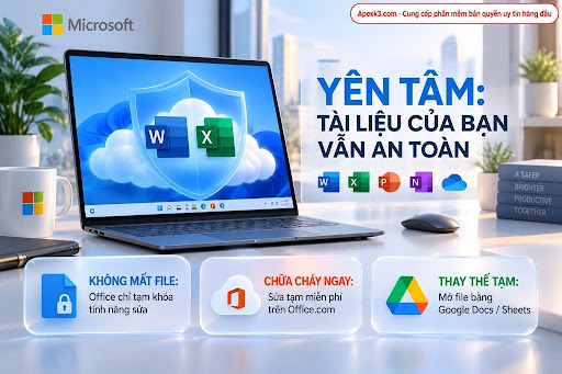 Sửa lỗi Product Activation Failed Word, Excel không gõ được chữ