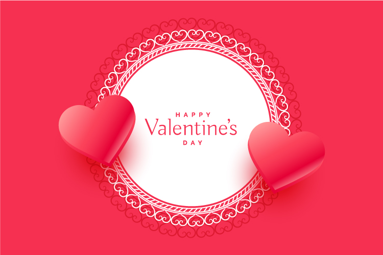 Free download vector nền tình yêu dễ thương cho Valentine 2019