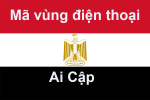 Bảng mã vùng điện thoại  Ai Cập, cách gọi điện thoại đi Ai Cập