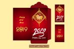 Vector bao lì xì 2019 Free - Tải file vector bao lì xì tết 2019 miễn phí