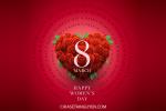 Free vector 8/3 hoa hồng đỏ đẹp, lãng mạn mừng Ngày quốc tế phụ nữ