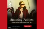 Free PSD banner template quảng cáo thời trang đẹp ấn tượng - Mẫu 10
