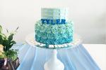 Hình ảnh 15 chiếc bánh gato, bánh sinh nhật màu xanh ngọc đẹp không tỳ vết