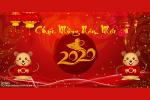 Free download banner, background chúc mừng năm mới 2020 PSD