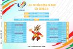 Chia sẻ file PSD lịch thi đấu bóng đá nam Sea Games 31