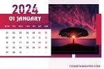 Chia sẻ file PSD mẫu lịch để bàn 2024 chất lượng cao
