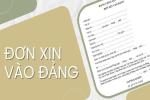 Download mẫu đơn xin kết nạp Đảng ngắn gọn, mới nhất năm 2024