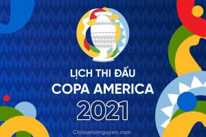 Lịch thi đấu và kết quả Copa America 2021