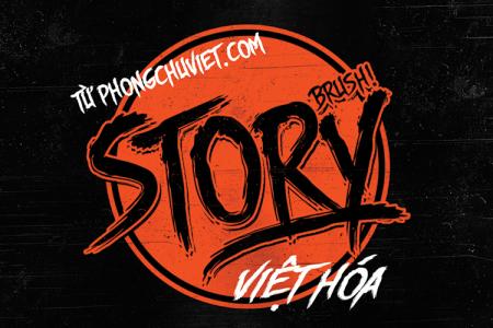 Bộ font chữ Story Brush Việt Hóa