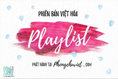 Font chữ viết tay FS Playlist Việt hóa