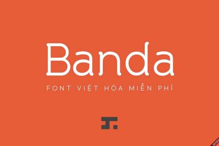 Font chữ semi-serif QX Banda Việt hóa