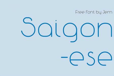 Font chữ Saigonese: font chữ của người Việt