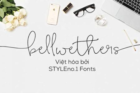 Font chữ viết tay Bellwethers Việt hóa