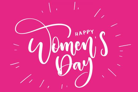 Hình ảnh bộ chữ Happy Womens Day PNG đẹp miễn phí