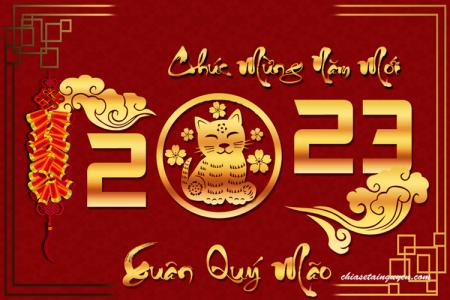 Free Download file PSD thiệp tết 2023 mừng xuân năm mới Quý Mão
